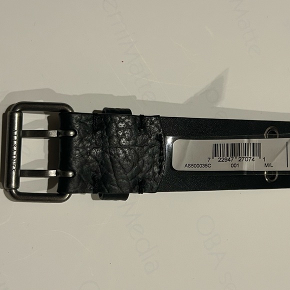 5 genuine leather high quality Italian Ralph Lauren Allsaints Chain Belts black - Picture 4 of 12
